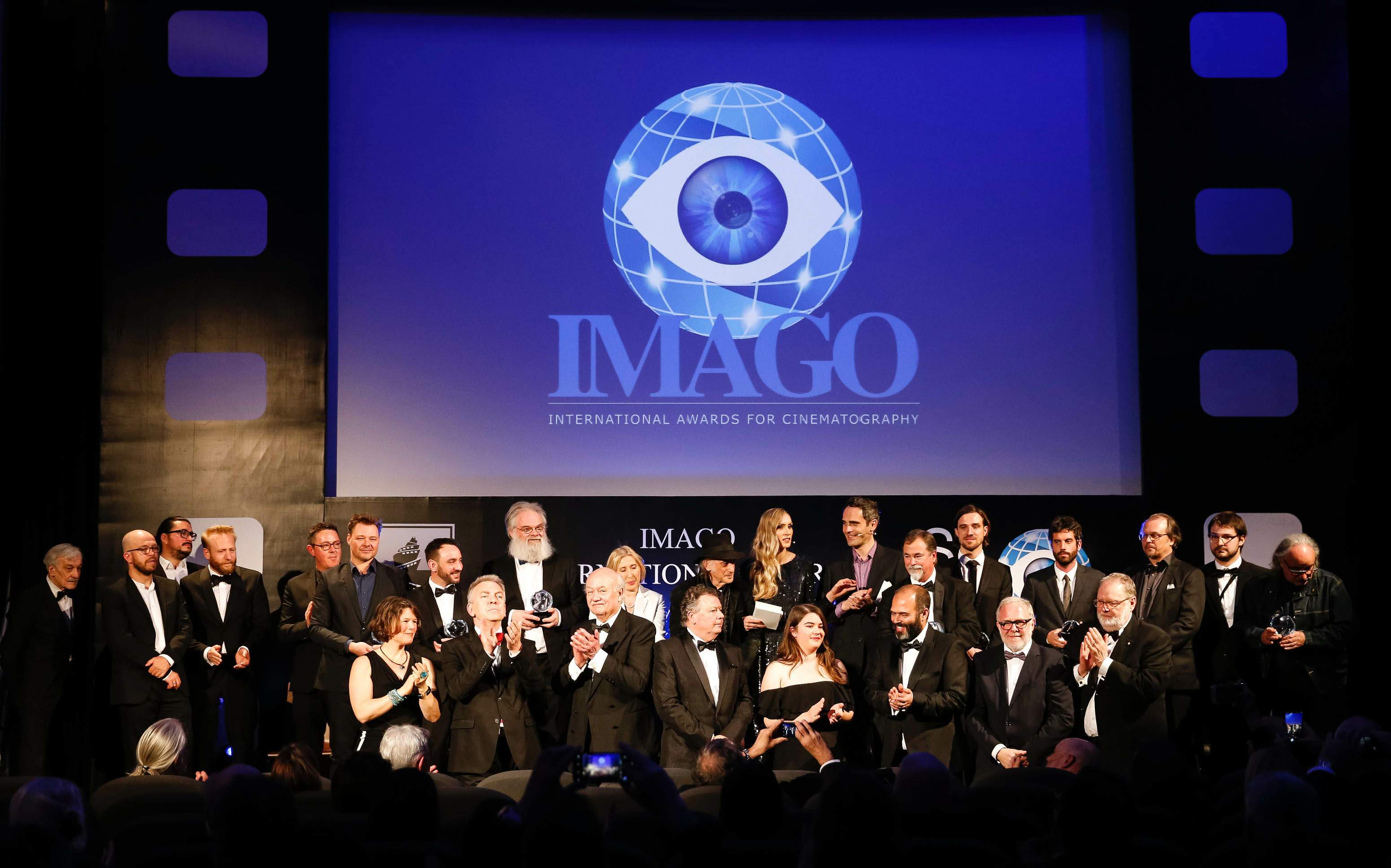 Group photo of 2019 Imago Award winners, nominees and organisers