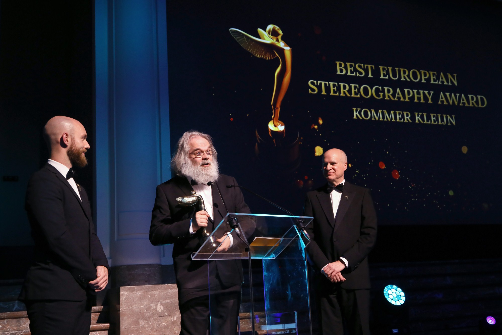 Thank you after handing over Lumiere Award
